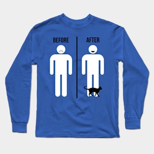 My cat changed my life Long Sleeve T-Shirt